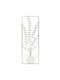 Keskor Gold Wall Decor Made of Metal 90x30cm