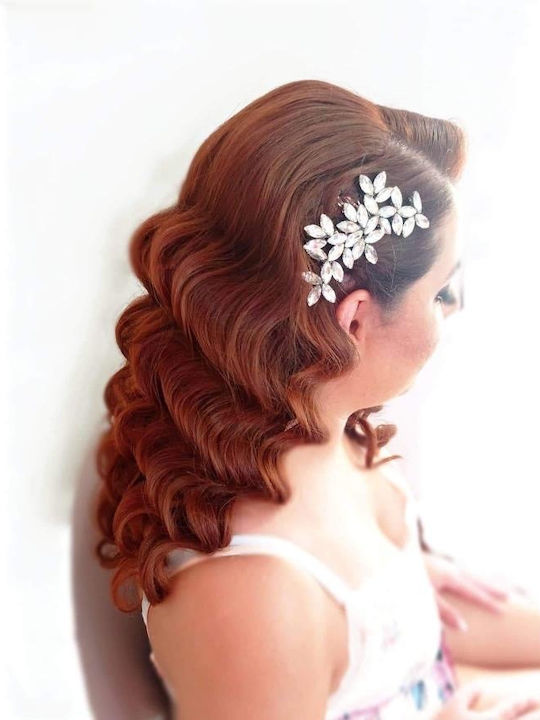 Regina Ideal Crystal Hairpin for Side Hairstyle
