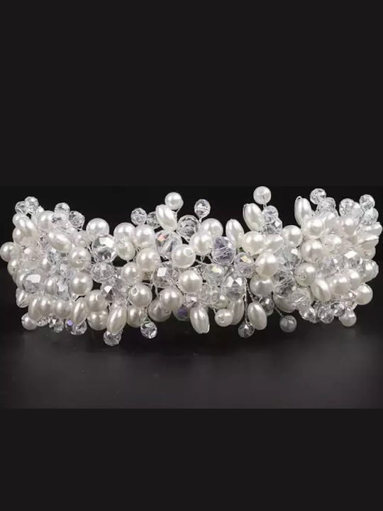 Lollita’s Beautiful Wide Headband Decorated with Pearls & Crystals