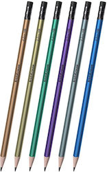 Μολύβι Γόμα Erichkrause Metallic Triangular 60723