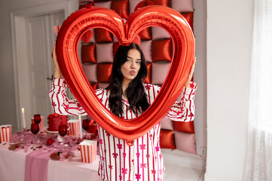 Balloon Foil Jumbo Heart Red 73cm
