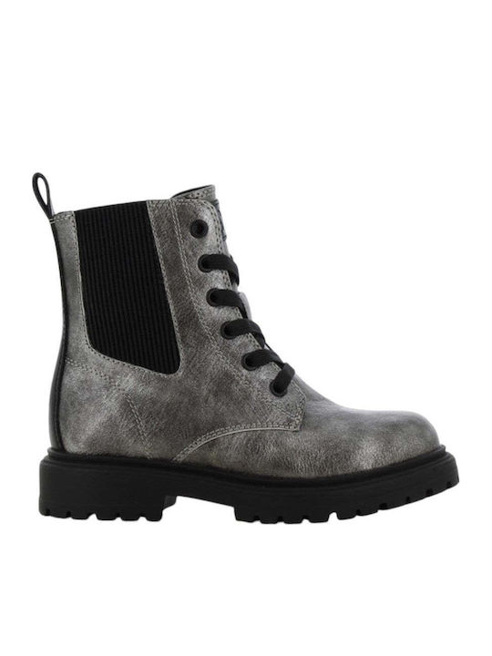 Anatomical Kids Boots with Laces Gray