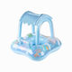 Swimming Aid Swimtrainer 71cm with Sunshade Blue Inflatable