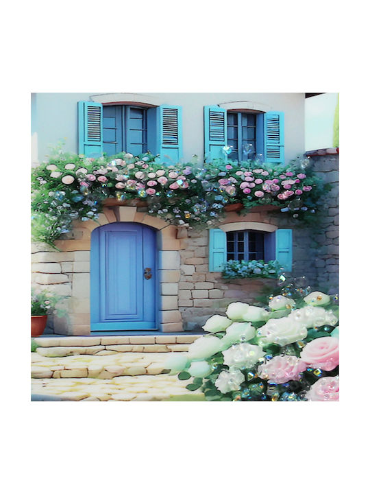 Wall Painting 40x40 with Frame Embossed Strass ...