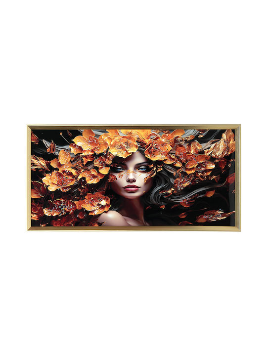 Wall Painting 80x40 with Embossed Strass Frame ...