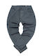 Trousers in Regular Fit Dark Gray