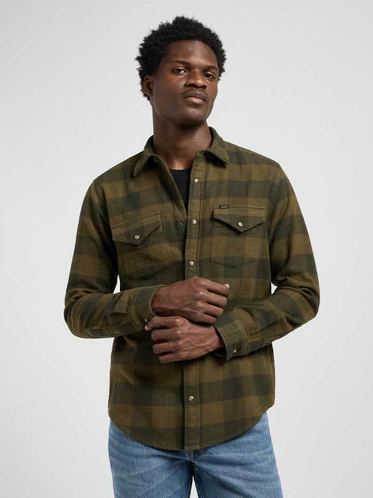 Lee Western Long-sleeved Shirt Dark Green