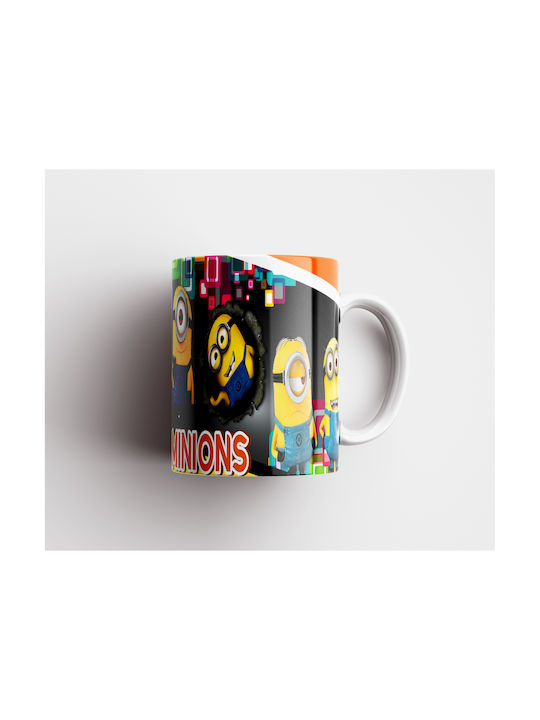 Weiße Keramik Tasse 330ml Minnions Dp4582