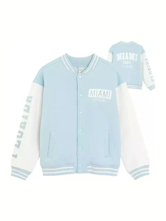 Kids Sweatshirt Cardigan Blue