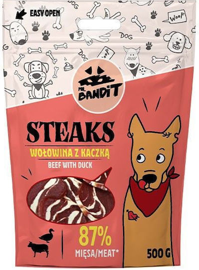 Mr. Bandit Лакомство за Кучета с Телешко, Патица и Треска 500gr