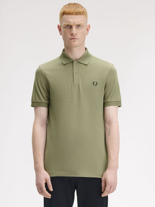 Fred Perry Polo Bluză Olive Mint Night Green