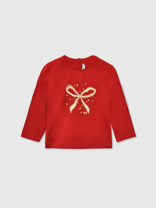 Mayoral Kids' Shirt Long Sleeve Red Basic