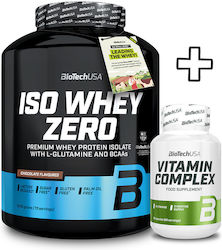 Biotech Usa Iso Whey Zero 1816g Coconut & Biotech Usa Vitamin Complex 60 Caps Custom Bundle
