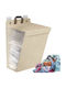 Verk Group Coș de rufe Tesatura Pliabil 57x40x15cm Bej