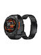Quickfit 26mm Ατσάλινο Βραχιόλι Garmin Μαύρο