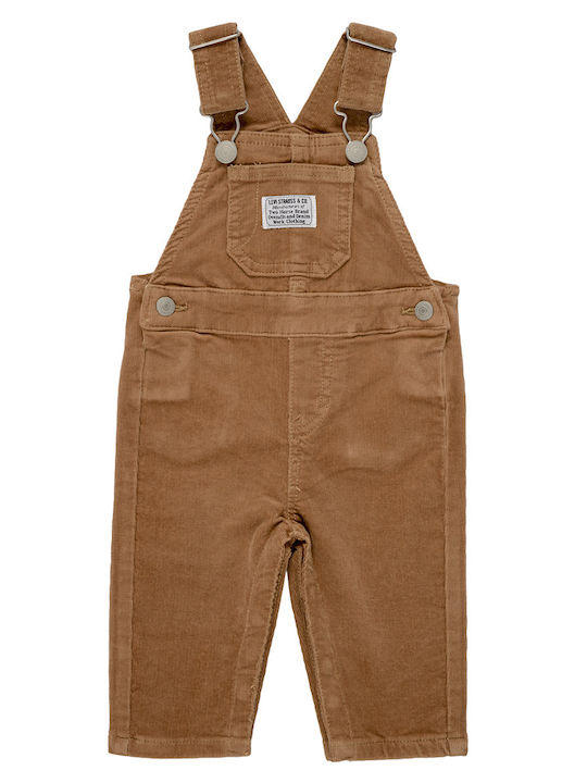 Levi's Παιδική Ολόσωμη Φόρμα Κοτλέ Καφέ