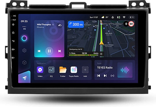 Teyes Cc3l Navigație Auto Toyota Land Cruiser Prado 3 J120 2004-2009 4+64GB 9" IPS Octa-core 1.6GHz Android 4G Bluetooth 5.1 DSP