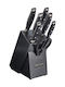 Orient Knife Set with Block from Stainless Steel 8pcs