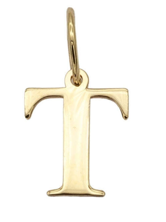 Sorelly Charm Monogramă Din Aur Galben 14 Carate