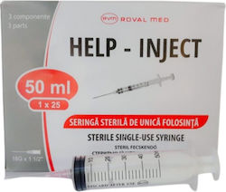 Roval Med Σύριγγες 50ml 25τμχ