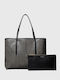 Aop Small Women's Tote Bag Black