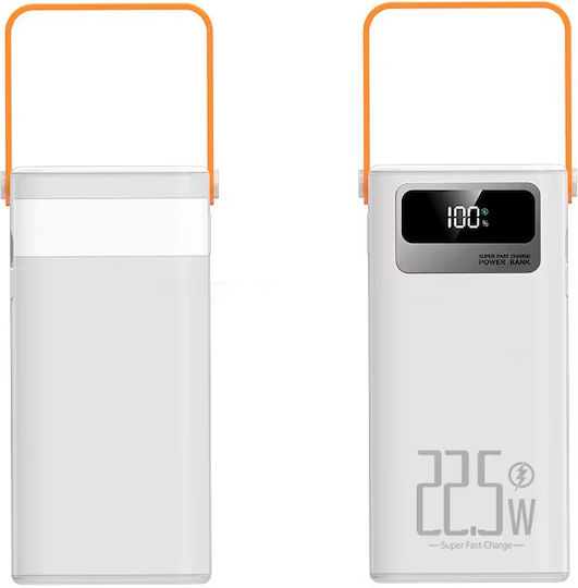 Andowl Q-XD7 Power Bank 26000mAh 22.5W with 4 USB-A Ports and 3 USB-C Ports White