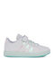 Grand Court 2.0 EL C Kids Sneakers with Hoop & Loop Closure White