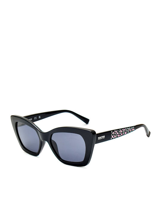 Kenneth Cole Damen Sonnenbrille mit Schwarz Kunststoff Gestell und Schwarz Linse