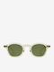 Projekt Produkt Women's Sunglasses with Transparent Plastic Frame and Transparent Lens 498693