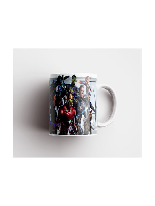 Бяла Керамична Чаша 330ml Avengers Dp4614