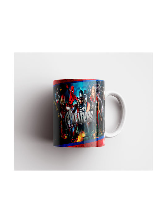 Weiße Keramik Tasse 330ml Avengers Dp4638