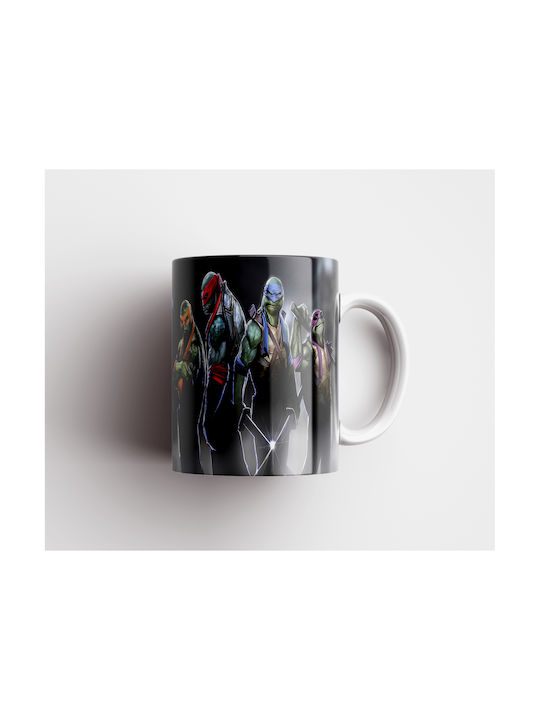 Weiße Keramiktasse 330ml Χελονονιτζακια Dp4681
