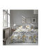 Bedora Duvet Cover Set Double with 4 Pillowcases & 1 Sheet 200x220 Multicolored