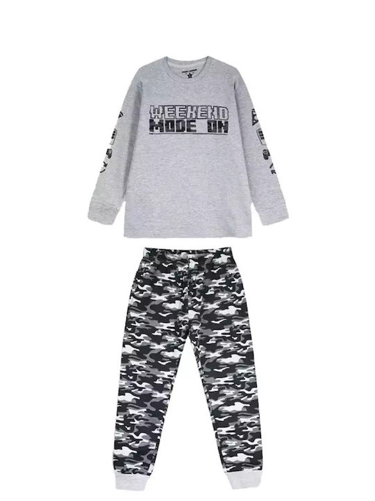 Energiers Kids Winter Multicolour Pyjamas Weekend Mode On