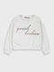 Kinder-Sweatshirt Ecru