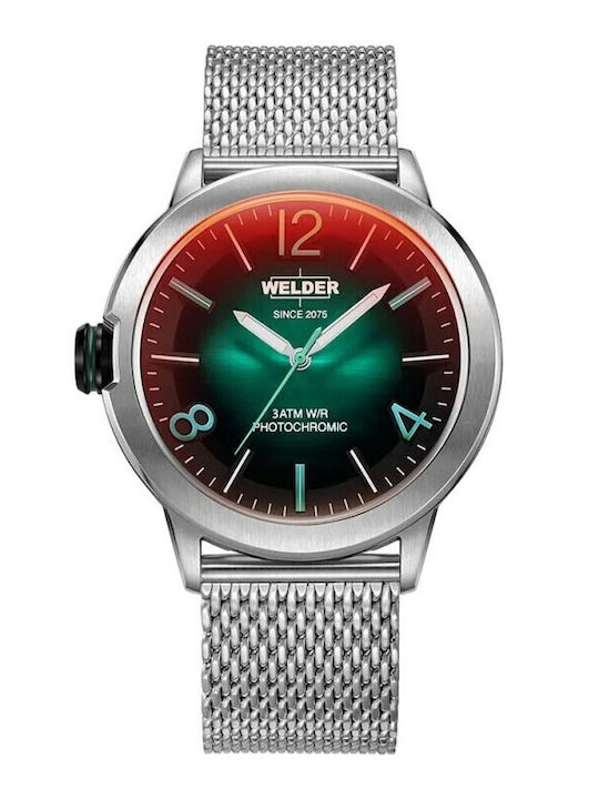 Welder Мъжки Часовник На Батерия Сребрист