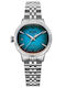 Welder Men's Watch Battery with Blue Metal Bracelet