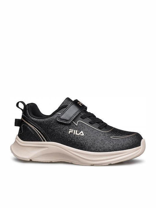 Fila Kinder Sneakers mit Klettverschluss Schwarz 3AF53002-095