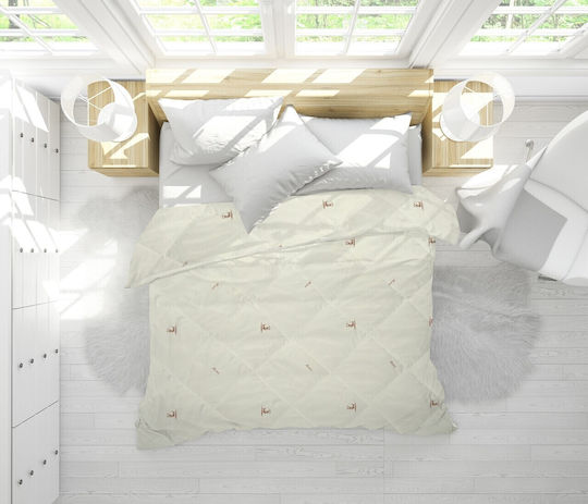 Alcam Duvet Double Wool 200x220cm Beige 300 GSMGsm