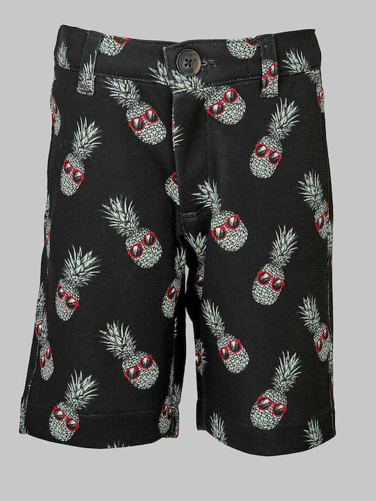Kinder-Shorts/Bermudas Stoff Μαυρο