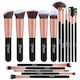 Bestope Professional Makeup Brush Set for Eye Shadow with Synthetic Bristle 16 Pieces