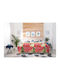 Alcam Red Rosa Покривало Двойно Червен 200x220см