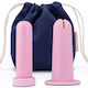 Aplicator Linovit Cupă Menstruală Silicon Medical Reutilizabilă Ușor de Folosit Compatibil Lubrifiant Design Compact Igienic Roz