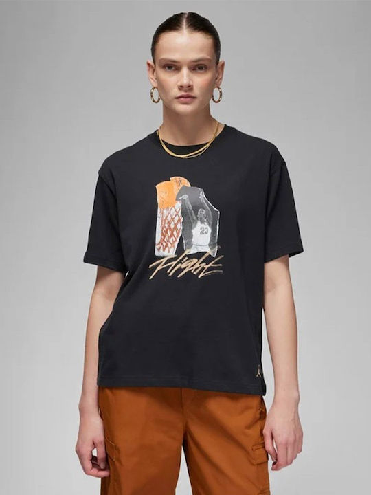Damen T-Shirt Schwarz