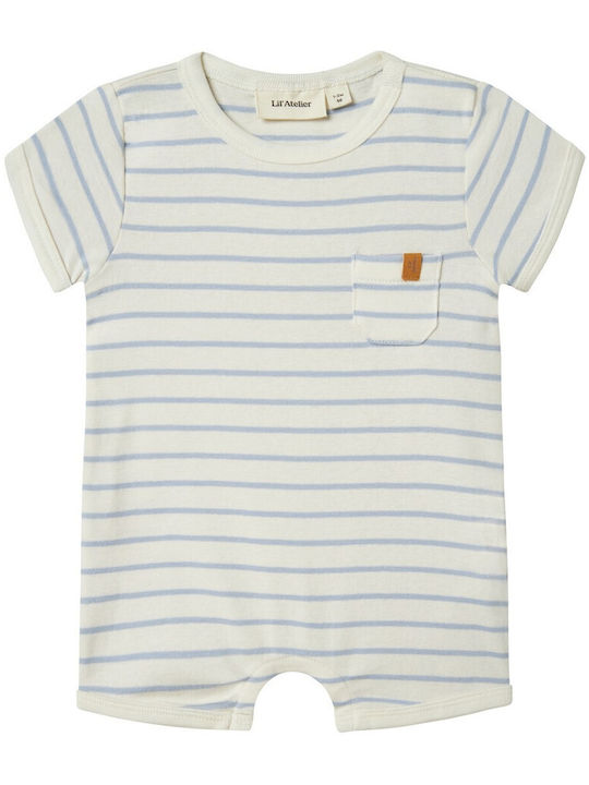 Lil' Atelier Babystrampler Kurzärmelig Weiß