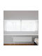 vidaXL White Window Curtain with Pencil Pleat 300x120cm