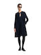 Mini Dress Long Sleeve Navy Blue EW002310TE15812 FB212