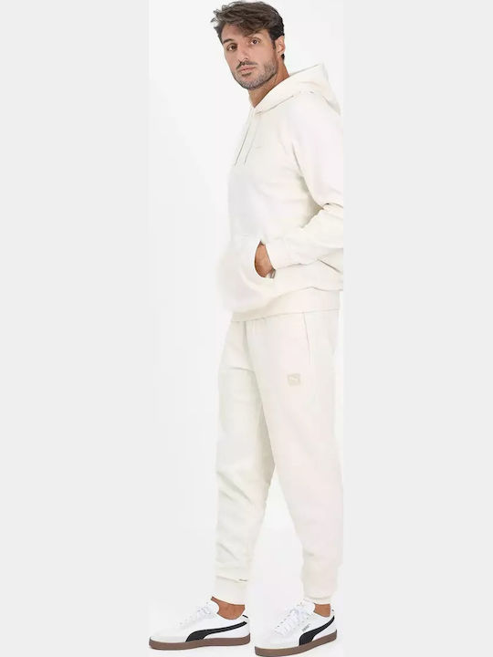 PUMA Ess Elevated Pants Jogginghose Beige
