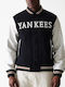 Yankees Mlb Wordmark College Jacket Black