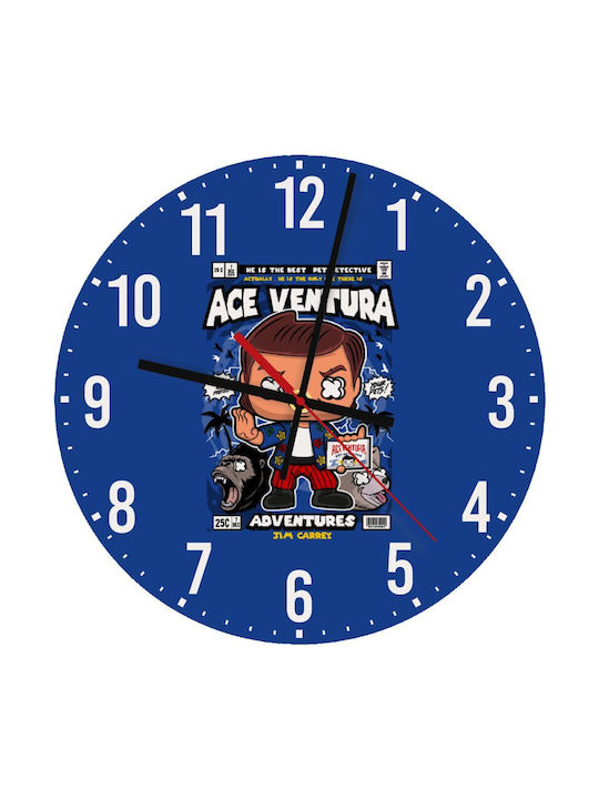 Koupakoupa Silent Wooden Wall Clock Ø30cm